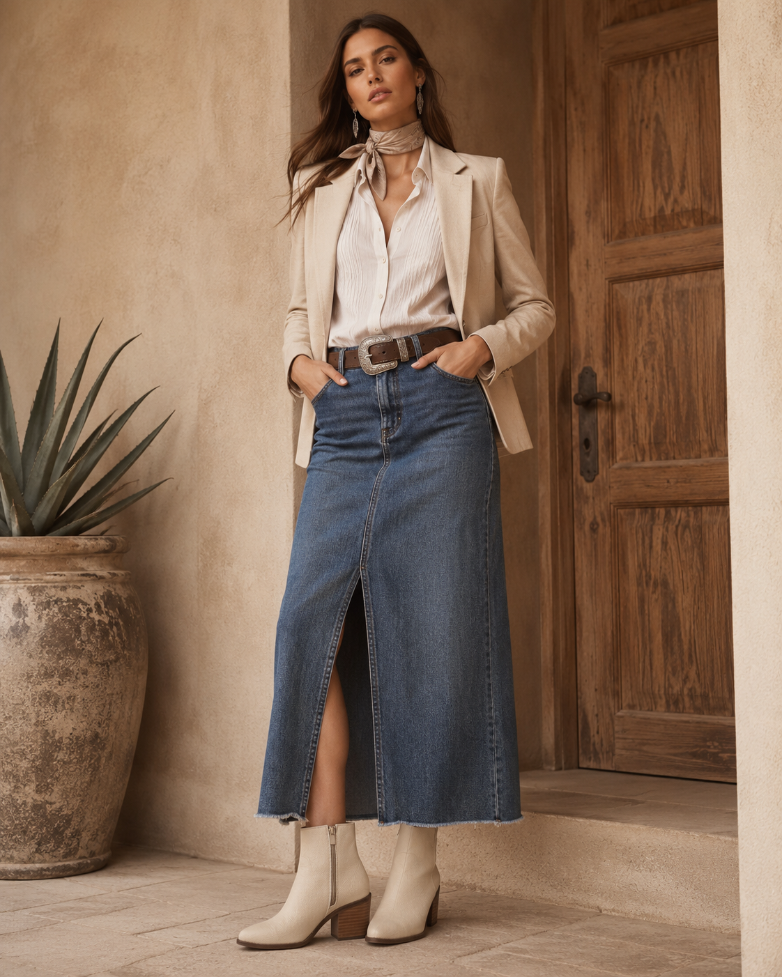 Botín Dakota Beige