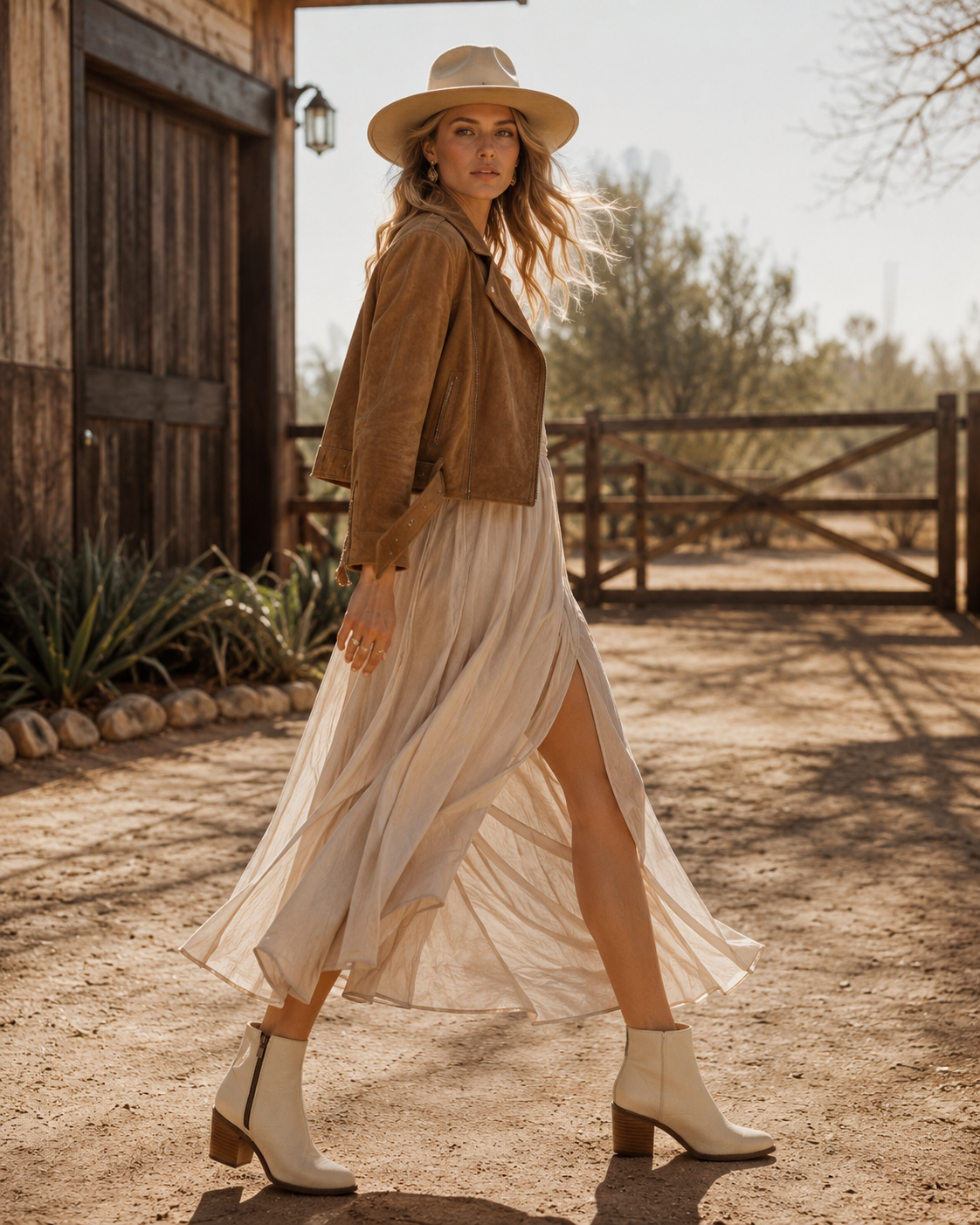 Botín Dakota Beige