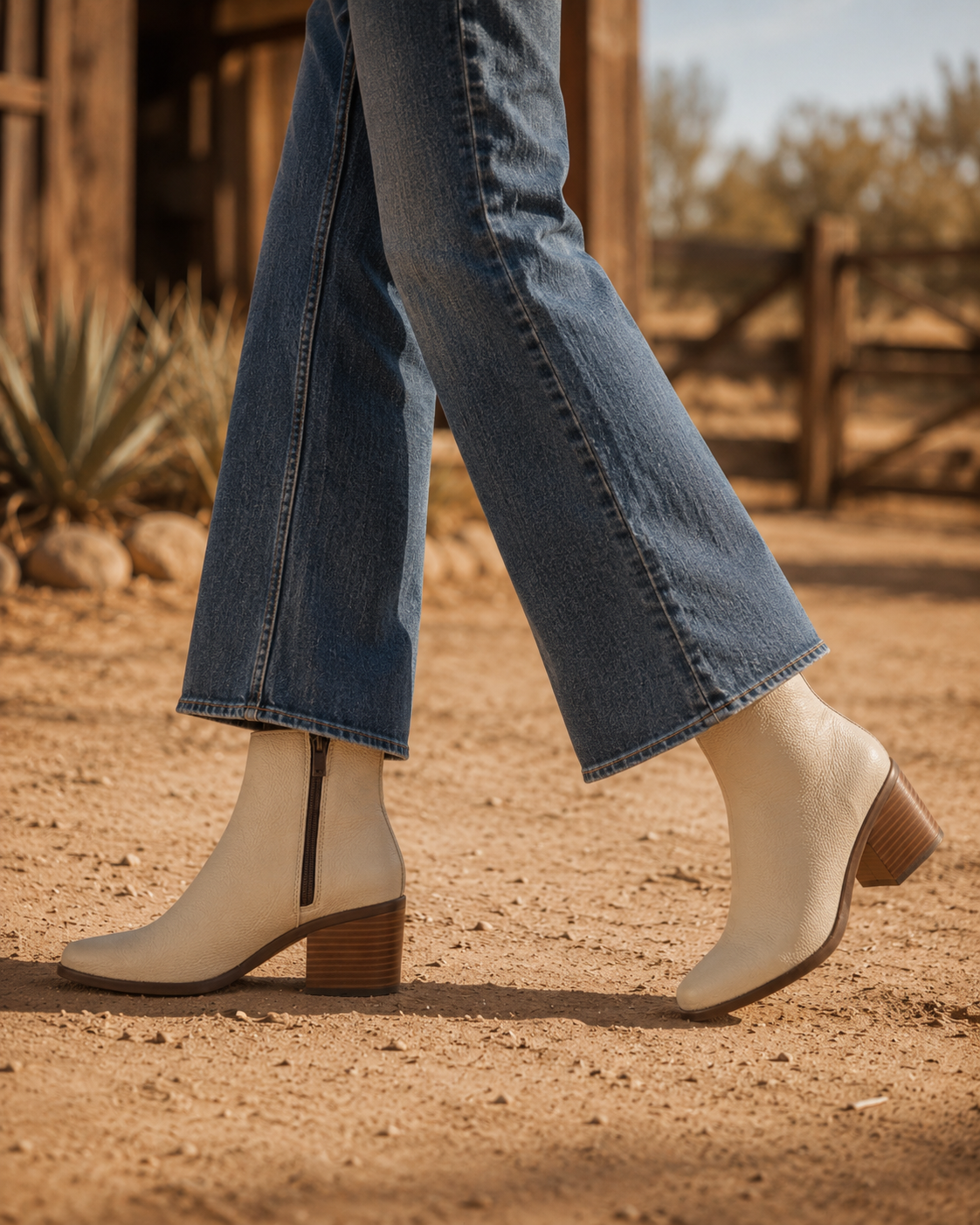Botín Dakota Beige