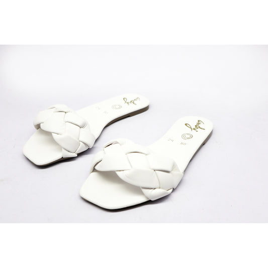 Copy of Andy Braid White Sandal