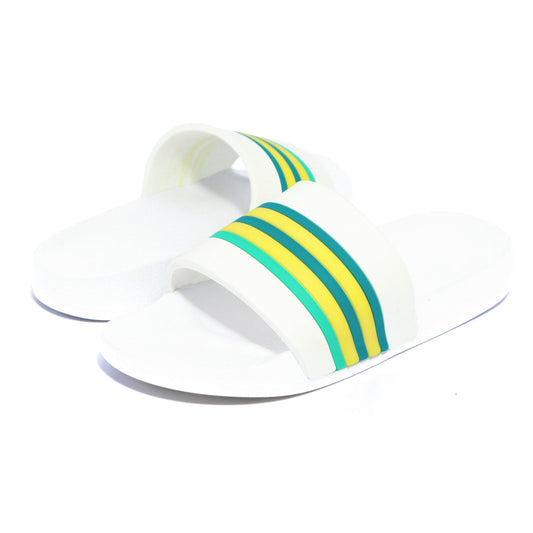 Slides Bco/Verde special edition
